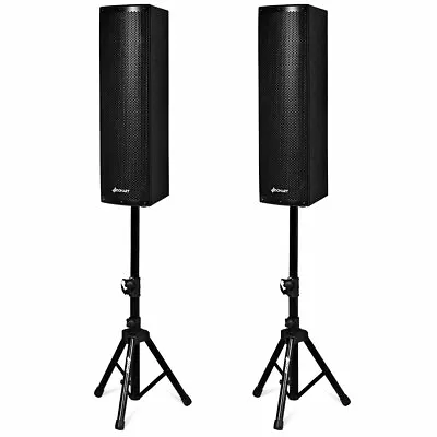 Sonart 2000W 2PCS Bi-Amplified Speakers PA System 3-Channel Home Party • $239.99