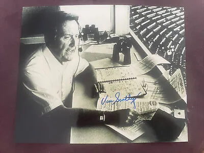 Vin Scully Voice Of The La/brooklyn Dodgers Ford C Frick Award Signed 8x10 • $224.99