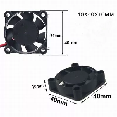 2 / 3 Pin DC 12V 40mm Brushless Silent Heat Sink Computer CPU PC Cooling Fan UK • £3.19