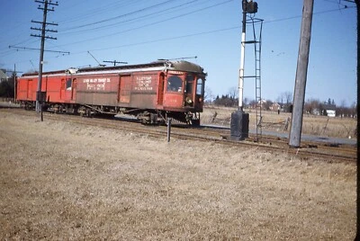 $3.99 • Buy Original Slide Lehigh Valley Transit Trolley Car C19 @ Locust Siding In 1950