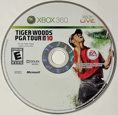 Tiger Woods PGA Tour 10 (Microsoft Xbox 360) DISC ONLY | NO TRACKING | M1221 • $4.75