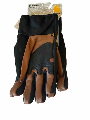 Carhartt Gloves Mens Medium Insulated Waterproof Chill Stopper Goat Leather New • $37.05
