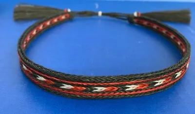 Western Decor Cowboy/Cowgirl Horsehair HAT BAND 5 Strand Thick Braid  • $38.95