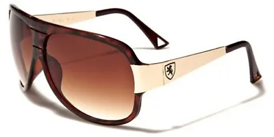 $10.88 • Buy Mens Aviator Sunglasses Flat Top Curved Frame Gradient Modern Casual Khan 400UV