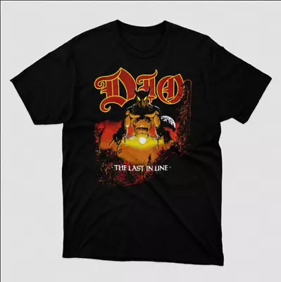 $25.70 • Buy HOT!! Dio Last In Line Tour 80s T Shirt Funny Black Vintage Gift Tee Size S-3XL