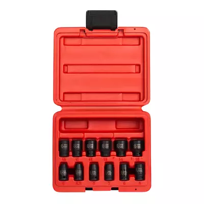 Sunex 1822 12-Piece 1/4  Drive Metric Magnetic Impact Socket Set • $53.22