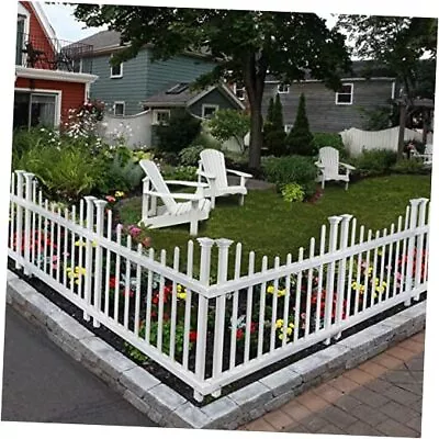  ZP19048 Washington No-Dig White Vinyl Picket Fence Kit 2.5 Ft. H X 3.5 Ft. W  • $96.60