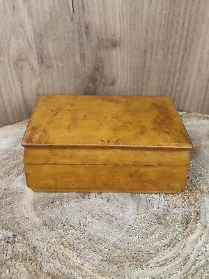 $45 • Buy Vintage Wooden Casket Box Karelian Birch . Size 11*7*4.5 Cm