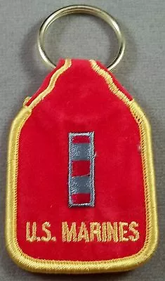 US Marine Corps Chief Warrant Officer W-4 Rank Embroidered Keychain • $5.75