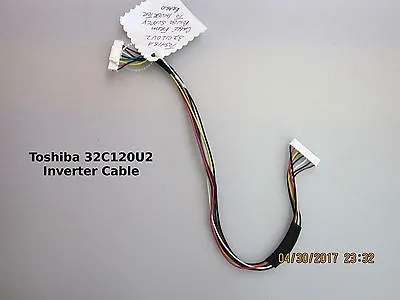 $12.95 • Buy Toshiba 32C120U2 Power Board PK101V1780I Cable To Backlight Inverter Board