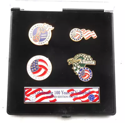 USA Team Atlanta Celebrating 100 Years Of Volleyball Limited Edition 4 Pin Set • $5.99