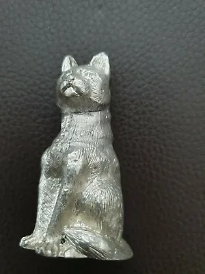 Metal Cat Ornament Weighs About 220g/8 Ounces 2.5  High • £6.99