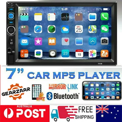 7'' USB Double Din Car Stereo Bluetooth Head Unit Android Touch Screen FM Radio • $38.99