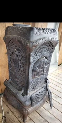 $399.99 • Buy Antique 1800's Moore Brothers Parlor Stove... SOLD AS IS!