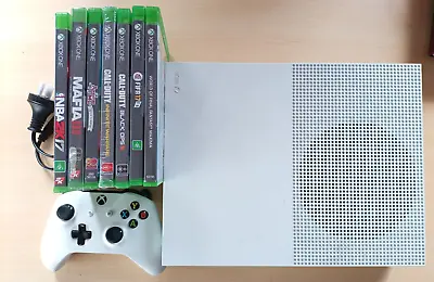 $265 • Buy 1681 Microsoft XBox One S Console 1TB W/ Controller + 7x Games - Repasted