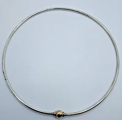 Retired Sterling Silver 14kt Yellow Gold Lestage Cape Cod 16  Round Necklace • $99