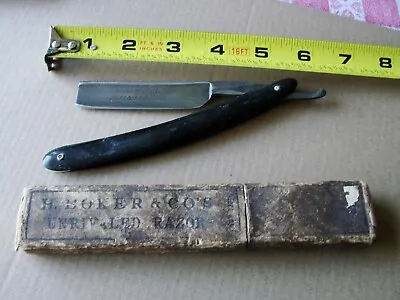 Vintage Straight Razor  H. Boker & Co.  Hollow Ground Germany • $22.99