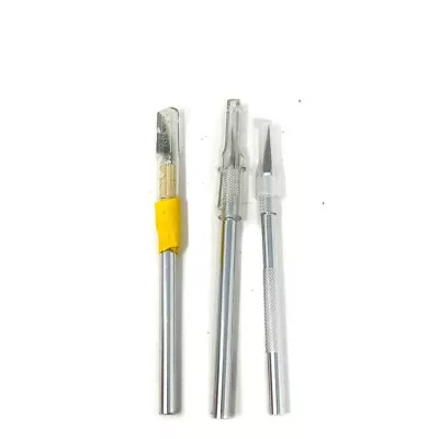 3 Pcs X-ACTO Paper Cutter Craft Pen Knives Hand Tools Metal Scalpel • $14.37