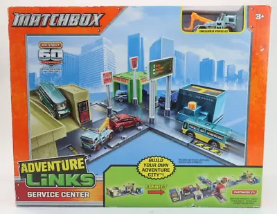 Matchbox 60th Anniversary 2012 Adventure Links Service Center Playset Sealed • $39.99