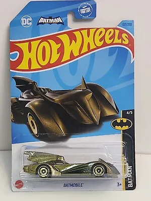 Hot Wheels# 137/250 BATMAN 4/5 Batmobile Gold The Brave And Bold Batman DC  • $6.99