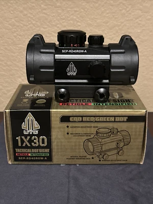 $47 • Buy UTG 3.8  ITA Red/Green CQB Tactical Dot Sight With Integral Mount