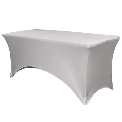 YCC Linens - Stretch Spandex Table Covers Fitted Rectangular Tablecloths • $21.99