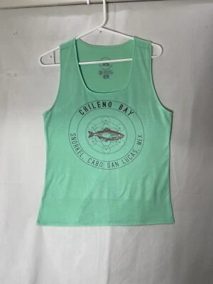 $7.13 • Buy Cabo San Lucas Mexico Tank Top - Beach Resort Cruise Vacation Snorkeling Fish XL