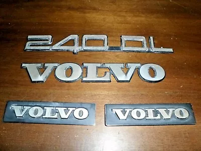 1987 1988 1989 Volvo 240 DL - Emblem Lot (4) • $39.90