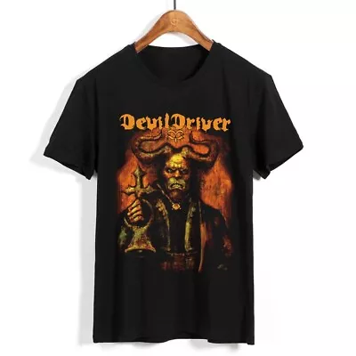 Vtg Devildriver Band Tour Concert Cotton Black Unisex All Size T Shirt • $16.99