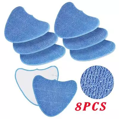 8 X Mop Pads For Vax Steam Clean Multifunction Steam Mop Handheld Steam - S85-CM • £11.99