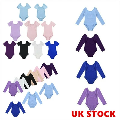 £5.77 • Buy UK Kids Girl Ballerina Ballet Dance Dress Leotard Gymnastics Jazz Latin Bodysuit