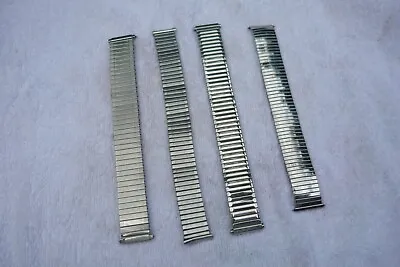 Watch Expandable Straps Various Sizes Silver Coloured Most 17mm To 20mm V/Good • £18