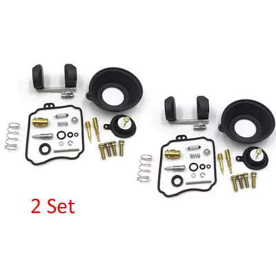 $19.04 • Buy 2x Carburetor Rebuild Kit W/ Diaphragm Float For 98-16 Yamaha V Star 650 XVS650