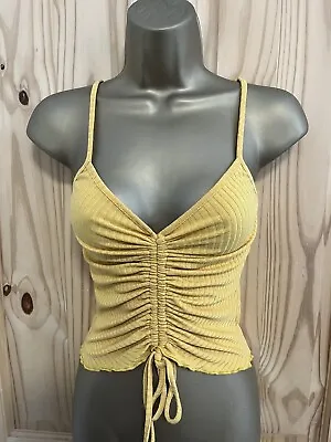 New Look Yellow Mustard Colour Cami Top Size 8 • £8