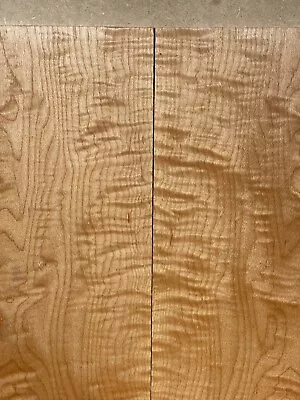 Figured Hard MAPLE Guitar Top 15.5x20.5x.3” Flame Quilted Tonewood Guitar Back • $79.99