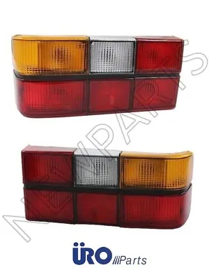 For Volvo 240 244 Pair Set Of Left+Right Tail Light Assemblies W/ Black Trim URO • $199.96