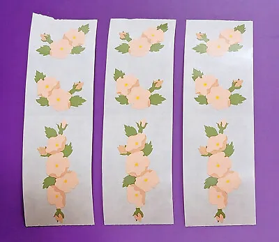 6 Rare Vintage 80's Mrs. Grossman's Wild Rose Garlands Sticker Mods Lot • $7.95