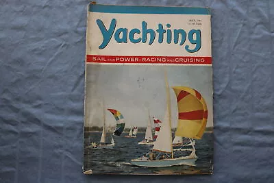 1963 July Yachting Magazine - Racing And Cruising Cover - E 9456 • $30