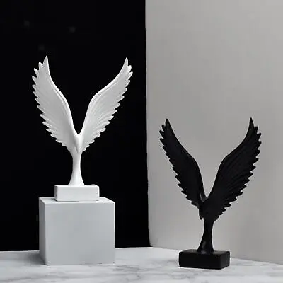 Modern Angel Wing Statue Sculpture Eagle Animal For Desktop Hotel Ornaments • £7.66