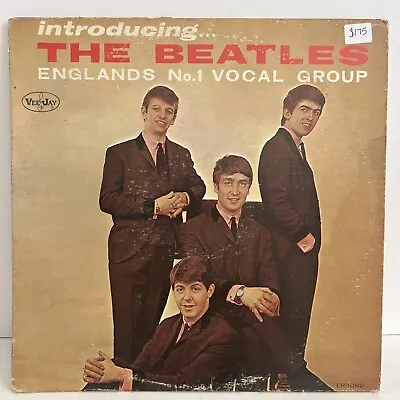 Introducing The Beatles England’s No. 1 Vocal Group 1964 VJLP-1062 VJ Records • $175