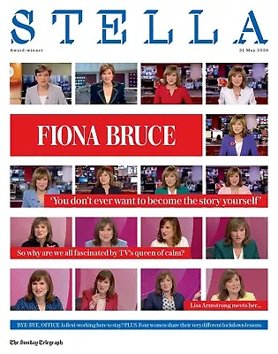 £6.99 • Buy UK Stella Magazine 31 May 2020: Fiona Bruce Cover
