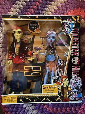 New Monster High Dolls Double The Recipe Abbey Bominable & Heath Burns Home Ick • $70