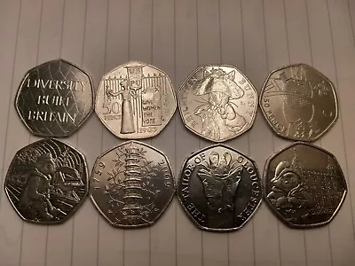 £1.20 • Buy Rare & Valuable UK 50p Coins Fifty Pence Circulated Beatrix Potter, Olympics Kew