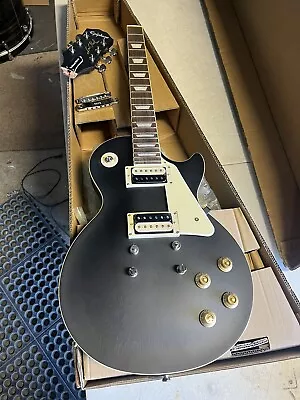 Epiphone Les Paul Traditional Pro IV Electric Guitar Worn Ebony U Fix It • $245