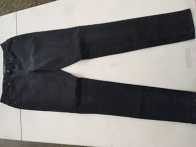 Mossimo Black Denim MidRise Skinny Jeans Size 6/L 28x33 • $12