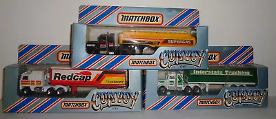 Matchbox Convoy Lot Of 3 CY5 Interstate CY7 Supergas  CY8 Recap - Please Read • $64.99