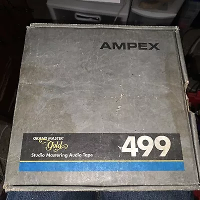 Ampex 499 Grand Master Gold 2  Studio Mastering Audio Tape Love And Rockets Song • $499.99