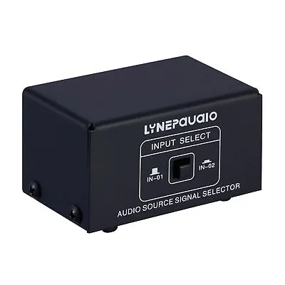 LINEPAUDIO Audio Switcher RCA 2 In 1 Out / 1 In 2 Out A/B Switch Stereo I7D8 • $19