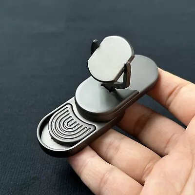 Fidget Spinner Target EDC Push Card Adults Stress Relief Magnetic Metal Toys • $35.99