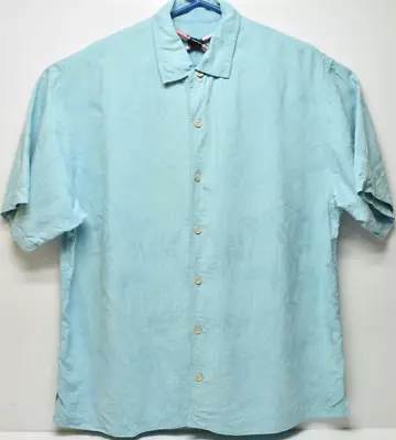 Tommy Bahama Silk Men's XL Copyrighted Print Camp Shirt Hawaiian Button Up Spot • $29.99